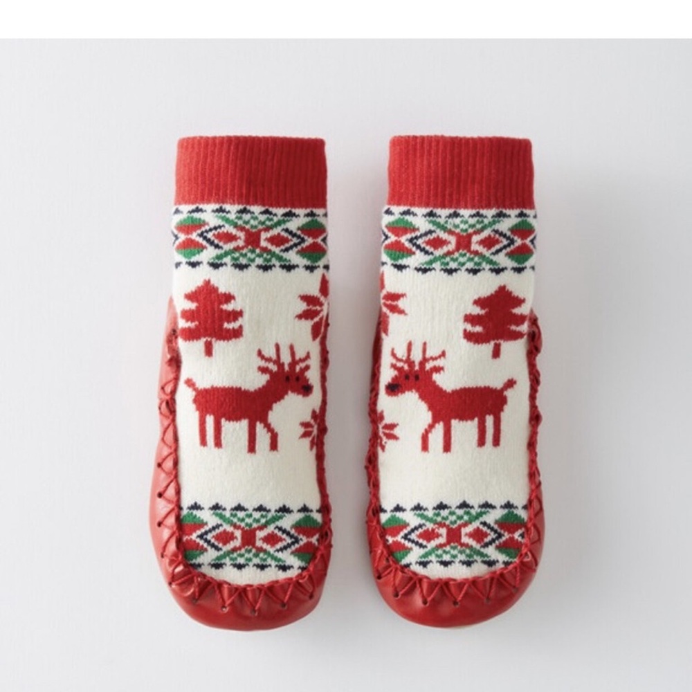 Hanna Andersson oh Deer Swedish Moccasins Slippers